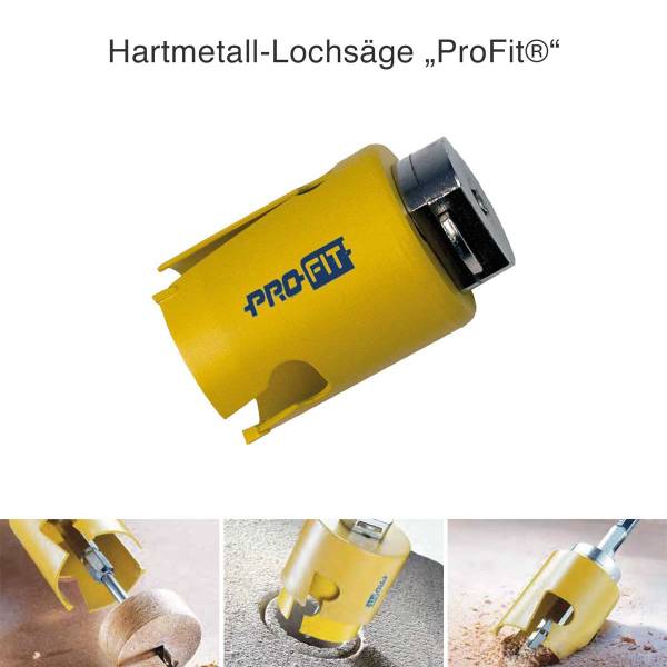 ProFit® HM-Lochsäge Ø 102mm - Bohrtiefe 52mm - MULTI-PURPOSE