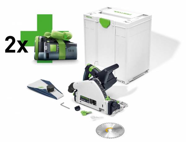 GRATIS AKKU - Festool Akku-Tauchsäge TSC 55 KEB-Basic-5,0 - 577025