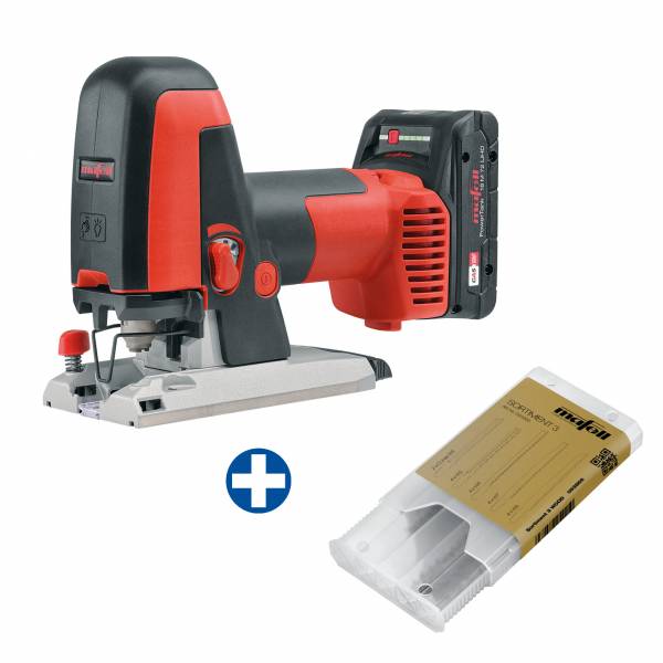 Mafell Akku-Performance-Stichsäge PS 2-18 im MAX3 + Stichsägeblätter-Sortiment - DEAL99