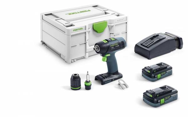 Festool Akku-Bohrschrauber T 18+3 HPC 4,0 I-Plus - 576446