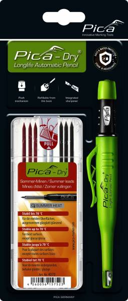 SET: PICA Dry Bundle "Summer Heat" Tieflochmarker mit Sommerminen - 3030+4070