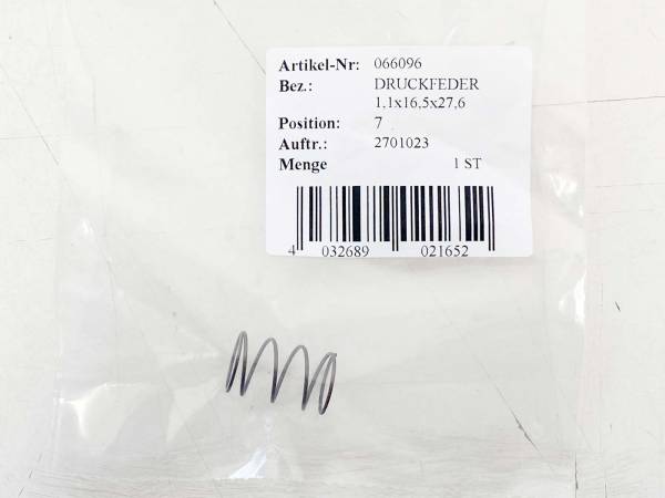 Mafell Druckfeder 1,1x16,5x27,6 (Originales Ersatzteil) - 066096