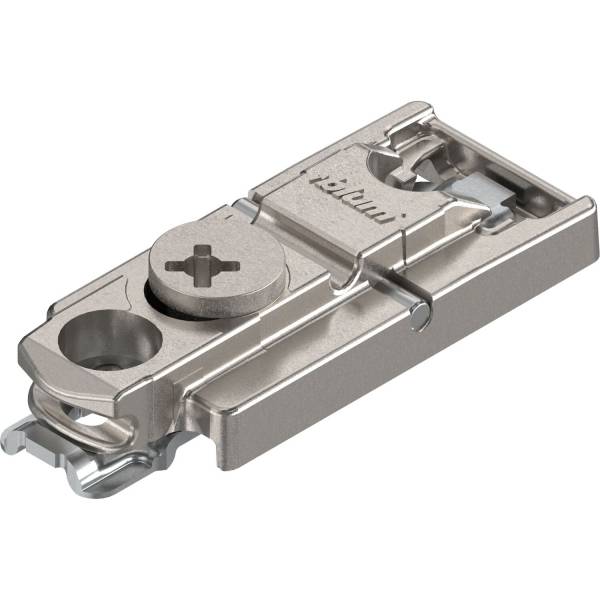 Blum® CLIP Montageplatte gerade, Spax-Schrauben, HV: Exzenter, Distanz 0 mm - 175H5400